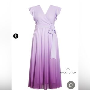 Isabella City Chic Maxi Dress in Magenta. Hombre. Size 16